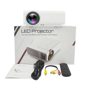 Mini proyector LED Full HD 1080P, reproductor de vídeo portátil para cine en casa, HDMI, USB, soporte multimedia ZZ