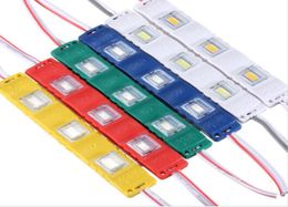 Module LED 5730 SMD 3LED, blanc chaud, rouge, vert, bleu, étanche, lampe publicitaire, DC 12V, Whole9004796