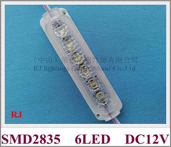 Módulo de luz LED DC12V/DC24V 1,2 W 150lm SMD2835 6ed 104mm * 25mm impermeable IP65 luz de camión luz de contorno de advertencia de vehículo largo