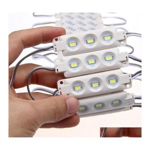 Modules LED 1,5 W 3 LED SMD 5730 Mode Injection ABS Plastique étanche IP66 Blanc Chaud Bleu Vert Rétro-éclairage 12 V Lumière 1000 Drop Deli Dhdhx