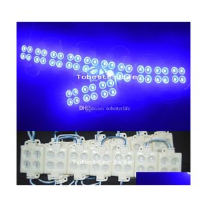 Modules LED 4Led Modes LED d'injection 5630 5730 Lumière de rétroéclairage haute luminosité 12V 2.5W Étanche Antistatique Anti-feu Abs Shell C Dhnty