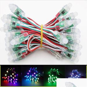 Modules LED 50pcs 12mm WS2811 FL Couleur Pixel Mode de lumière DC 5V IP68 étanche RVB 2811 1903 IC Lumières de livraison de baisse numérique Éclairage Dhqul