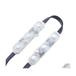 Módulos Led Chip de importación Rgb Smd 5050 3 Modo de lente de inyección trasónica 12V Impermeable Ip68 String Fita Rope Tape Drop Delivery Lights L Dhj0A