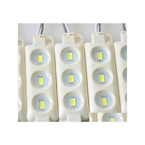 LED -modules Injectie ABS Plastic 5630 SMD Modi 3leds/1,5 W High Lumen Backlights String Wit/Warm Wit Red Blue Drop Delivery Lig Dhzzb