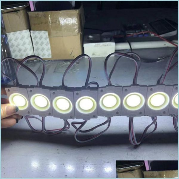 Modes de modules LED 20pcs / lot IP65 Poup rond ￩tanche 2,5 W DC 24V Mode COB Moulage par injection froide blanc chaud pour la chute de camion livrer dhd6a