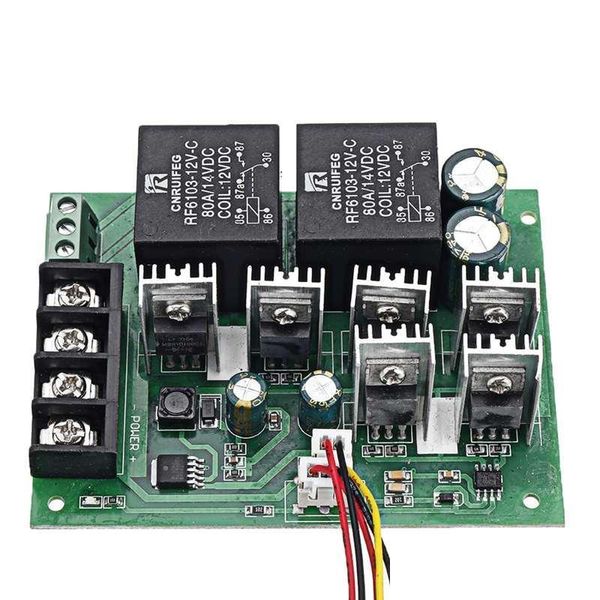 Módulos LED Pwm DC Controlador de motor Interruptor de velocidad inversa Control hacia adelante y RC Modos de 12 V Luces de entrega Iluminación Vacaciones Dh9Nk