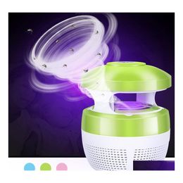 Lumières LED multifonctionnelles Brelong Mosquito Zapper Fly Killer Light 5W Usb Capture No Chemicals Radiation Insect Killing Drop Deliv Ottja