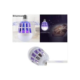 LED lumières multifonctions E27 15W tueur de moustique Bbs lampe lumière Eco ménage antimoustique électrique insecte Bb 110V 220V Drop Deli Dhayv