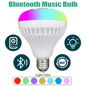 LED-muzieklicht met ingebouwde Bluetooth-luidspreker draadloze slimme gloeilamp met afstandsbediening RGB kleur veranderende luidspreker