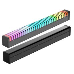 LED-muziek Rhythm Light Type-C ingebouwde batterij RGB Sound Music Lamp App Control LED Muziek Light Bar