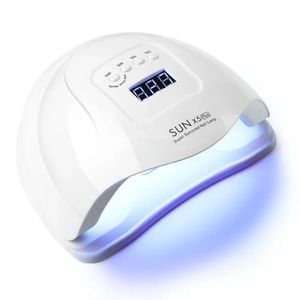 LED NAIL LAMP VOOR MANICURE 72W nageldroger Machine UV Drying Lamp voor het genezen van UV -gel nagellak met bewegingsdetectie LCD -display