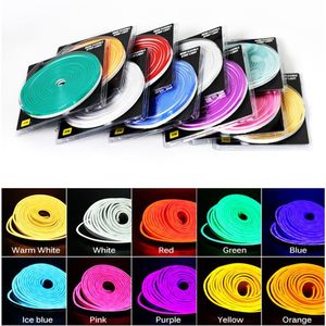 LED-neonreclame 12V flexibele LED-strip met DC-connector Kleurrijke regenboog neonlint Kerstfeestdecoratie Lamp voor reclame Wed280H