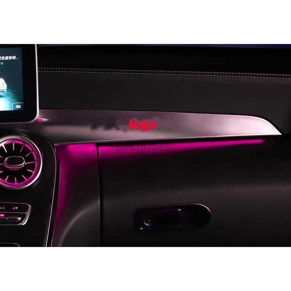 Enseigne au néon LED, ensemble de 3/12/64 couleurs, couvercle de lampe d'ambiance MB co-pilote, lumière néon pour mercedes-benz classe C/GLC W205 X253 2014 – 2020 YQ240126