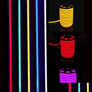 LED Neon Sign Arrivée Flex Corde Lumière Pvcflexible Bandes Tube Intérieur / Extérieur Disco Bar Pub Décoration De Fête De Noël Drop Livraison Dhqvt