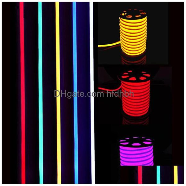 LED Neon Sign Arrivée Flex Corde Lumineuse Pvcflexible Bandes Tube Intérieur / Extérieur Disco Bar Pub Décoration De Fête De Noël Livraison Directe Dhrmi