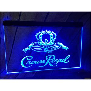 Led néon signe couronne Royal Derby whisky Nr bière Bar Pub Club 3D signes lumière livraison directe lumières éclairage vacances Dhbez