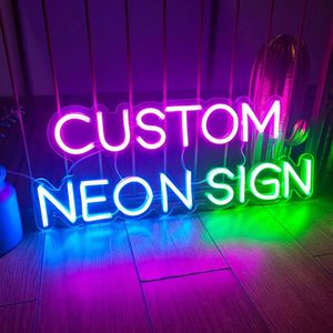 LED Neon Teken Aangepaste Borden Licht Winkel Pub Winkel Garm Thuis Bruiloft Verjaardagsfeestje Muur Decor Lamp296g