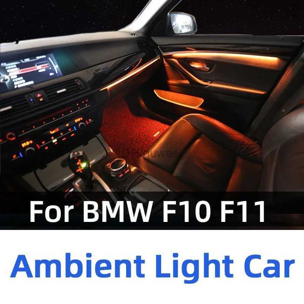 Enseigne au néon LED pour Bmw F10 lumière LED accessoires de voiture lumières décoratives intérieures accessoires automobiles rvb décorations de bande d'éclairage véhicules YQ240126