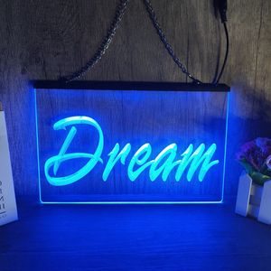 Led Neon Sign Home Decor Nieuwjaar Wall Wedding Slaapkamer 3d Night Light Dream