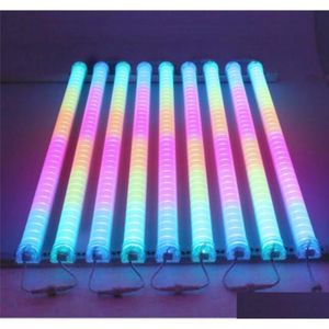 Led Neon Sign Led Neon Bar 1M Dc24V Dmx512 Rgb Digitale Tubeled Buis Kleur Waterdicht Voor Gebouw Brug Decoratie5130198 Drop Delive Dhh1O