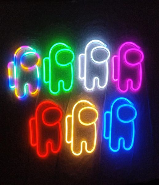 LED NEON SIGN LETURE SMD2835 ASTRONAUT NIGHT INDOR MODÈLE DE FOLME DE VOLES DE FORME DE MODE DÉCORATIONS DE MARIAGE LAMPS1211018