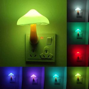 LED Nachtlichten Madsstoelvorm Automatische Sensor Licht Slaapkamer Decor Wandlampen voor kinderkamer Bedlamp US/EU -plug Xmas Gift AA230426