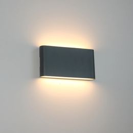 LED al aire libre impermeable IP65 Luz de pared Lámpara de pared de la pared del jardín Decoración del hogar de la sala del hogar Lámpara de decoración de la sala de estar 240408