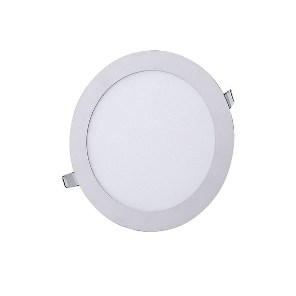 Panneau LED Encastré Rond Carré LED Plafond Downlight Cuisine Salle De Bains Lampe 85-265V Blanc Chaud/Froid