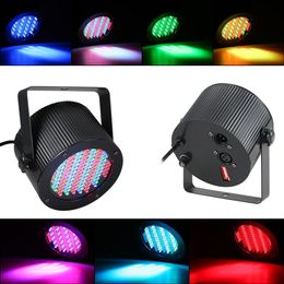 LED PAR Effect Licht 25W 86 LEDs RGB DMX Verlichting Projector Voice Activated DJ Lights Stage Strobe Lampen disco Lamp229E