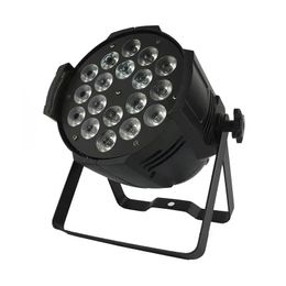 Led Par Light 18x10w RGBW 4in1 Staic Wash Light DMX512 Auto Sound Master / Slave ALU Indoor pour Stage Wedding