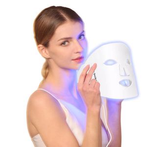 LED PDT rejuvenecimiento de la piel mascarilla facial LED de silicona tratamiento de belleza facial eficaz uso personal anti-ance en el hogar