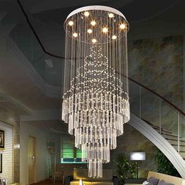 LED suspension Art Design salon salle à manger lustres lumière K9 luminaires en cristal AC110-240V lampes de plafond en cristal VALLKI265R