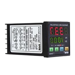 Livraison gratuite LED Thermomètre PID Contrôleur de température numérique Thermostat de thermocouple Contrôle de refroidissement de chauffage SSR 2 Relais d'alarme TC / RT Jolg