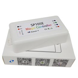 LED Pixels Strip Controller SP105E SP107E SP108E SP110E Bluetooth/WiFi/Music Smart WS2812B WS2811 DC5-24V