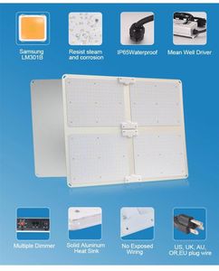 Grow Lights LED-chip Volledige spectrumgroei Licht 3000K 3500K 5000K 760nm 450W Hydroponic Indoor Plant Tent AR4000