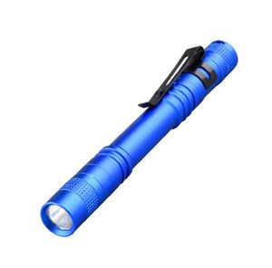 LED lampe de poche stylo lampe de poche petit Mini stylo avec pince porte-stylo lampes de poche parfaites pour les travaux d'inspection réparation Camping
