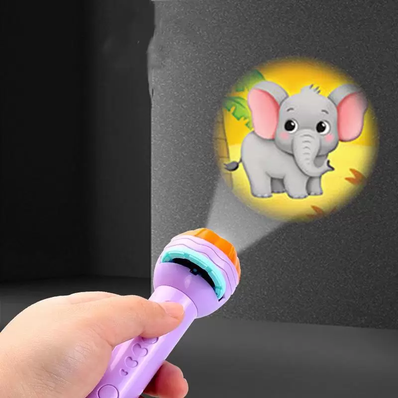 LED Projector Light Sticks Toys Flashlight Projectors Torch Lamp Early Education Game for Kid Holiday Birthday Xmas Gift Toy