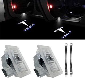 Led Puddle Door Lights Car Logo Projector Deur Stap Welcome Lights voor Tesla Model 3 S X8305504