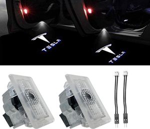 Led Puddle Door Lights Car Logo Projector Deur Stap Welcome Lights voor Tesla Model 3 S X6909779