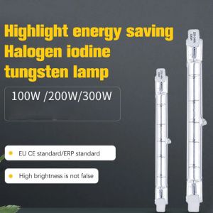 LED R7S Glass Tube Cob Bulbe 118 mm High Power R7S Corn Lampe J118 Remplacez Halogène Light 100W 300W 500W AC 110V 220V Lampadas 1pc