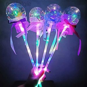 Jouet rave rave 1pc enfants colorés bâtons brillants clignotants coeur star papillon filles princesse fée baguettes de rôle de rôle de rôle de rôle de jeu de cosplay privil 240410