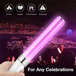 Toy rave rave Sticks LED Glow 15 couleurs POI commutable pour les fêtes Concerts Mariages Célébrations 231207