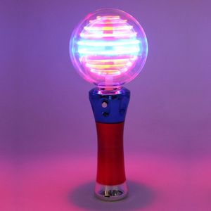 LED RAVE Toy Light Up Magic Ball Toy Wand For Kids Stick Flashing Led Wand Ball Performance Prop Toy For Children Boy Girld Birthday Gift Toys 230317