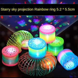 Led Rave Speelgoed Magische Regenboog Lente Speelgoed Antistress Grappig Spel Lichtgevende Kinderen Creatieve Geschenken 231123