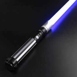 LED rave jouet métal metal laser rvb 12 Couleurs à changement de couleur Swing Swing Fight Jedi Sabre Sword Laser Blaster Light Gift Toys Cosplay 240410