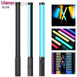 Jouet rave LED Ulanzi VL119 RVB Stick Light Wand Lightweight Pinse Handheld Tube Light Video LED VIDEO CRI 95+ 2600mAh Photography Lamp Type-C 240410