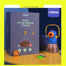 LED RAVE Toy ZK50 Storybook Torch Projector Portable Children Story Projector Toys Baby Mini Theatre Learning Games Night Light Baby Toy/Gift 230317