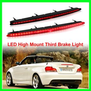 NOUVEAU LED Coffre Arrière Troisième Feu Stop De Frein Pour BMW Série 1 128i 135i M E82 E88 2007-2013 Lentille ROUGE Fumée 63257164978 2007 2008 2009 2010 2011 2012 2013 Feux Arrière Vente Chaude