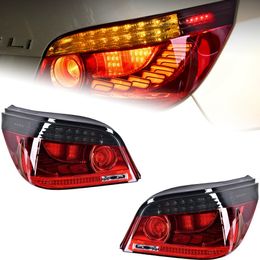 Luci posteriori a LED per BMW E60 Fanale posteriore a LED 2003-2009 523i 525i 530i Lampada di arresto del freno Guida dinamica Indicatore di direzione