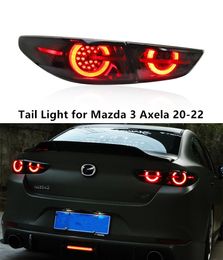 Luz trasera LED de freno para coche Mazda 3 Axela, luz trasera 2020-2022, señal de giro, accesorios automotrices